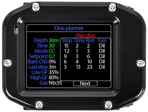 Dive Planner