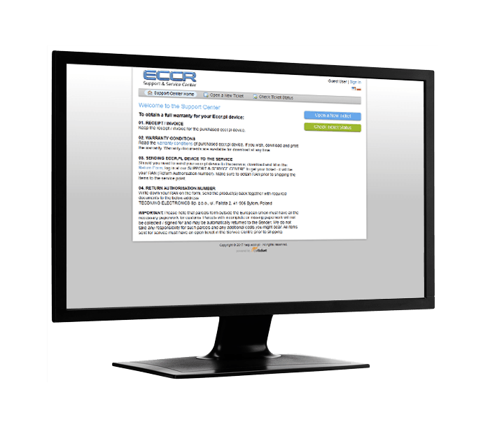 Customer support portal